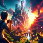exploración y construcción en Minecraft en solitario
