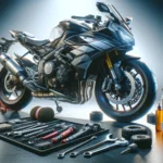 preparativos para la venta de motocicletas